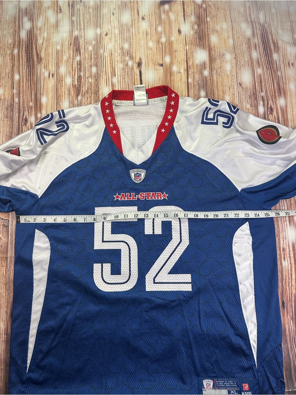 San Francisco 49ers  Pro-bowl 2010 Willis Reebok NFL Onfield Jersey Size XL - Picture 7 of 16
